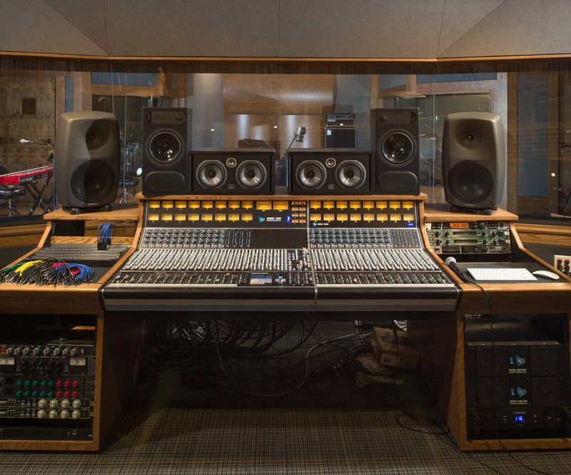 Studio-B mixing board