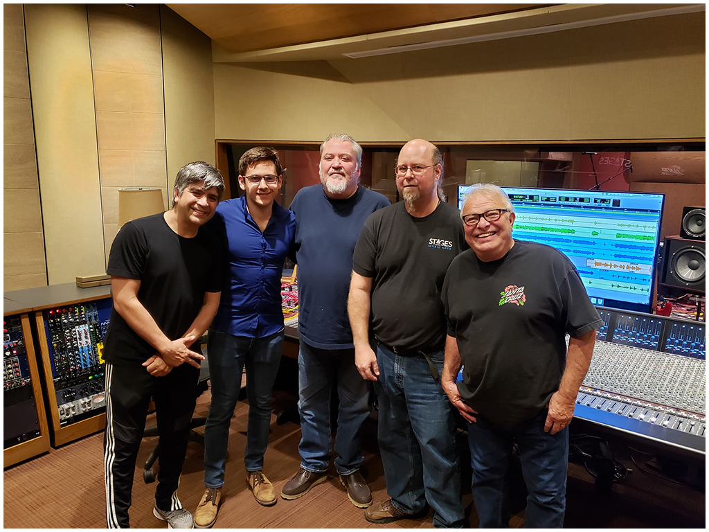 Dave Nachodsky with Los Lobos