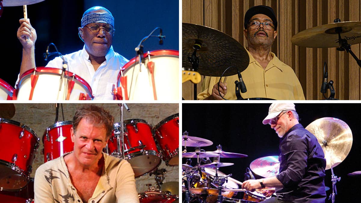 Billy Cobham, Dennis Chambers, Gary Husband, and Dom Famularo