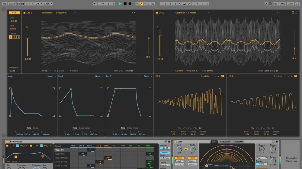 Ableton wavetable