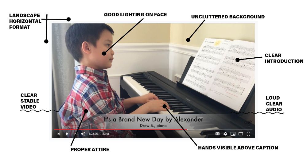 How to Submit a Virtual Recital Video